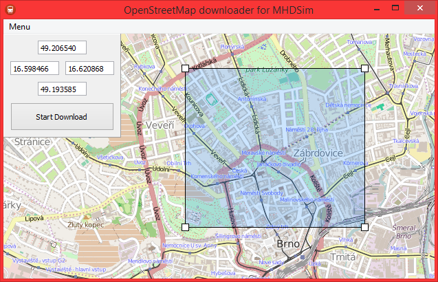 OpenStreetMap downloader